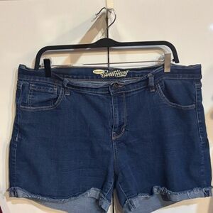 Women's Blue Denim Shorts